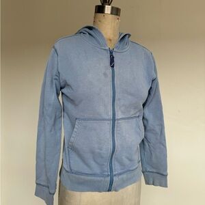 Light Blue J.Crew Zip Up Hoodie